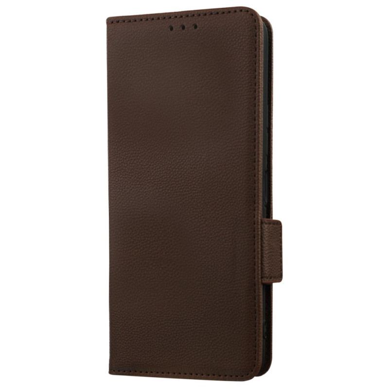 Capa Em Pele Para Xiaomi 13 Lite Muito Fino Com Alça