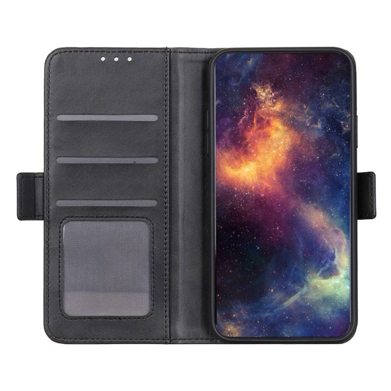 Capa Flip Para Xiaomi 13 Lite Fecho Duplo