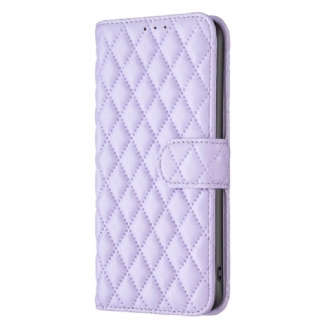 Capa Folio Para Xiaomi 13 Lite Clássico Acolchoado