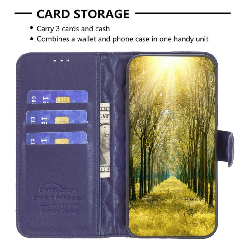Capa Folio Para Xiaomi 13 Lite Clássico Acolchoado