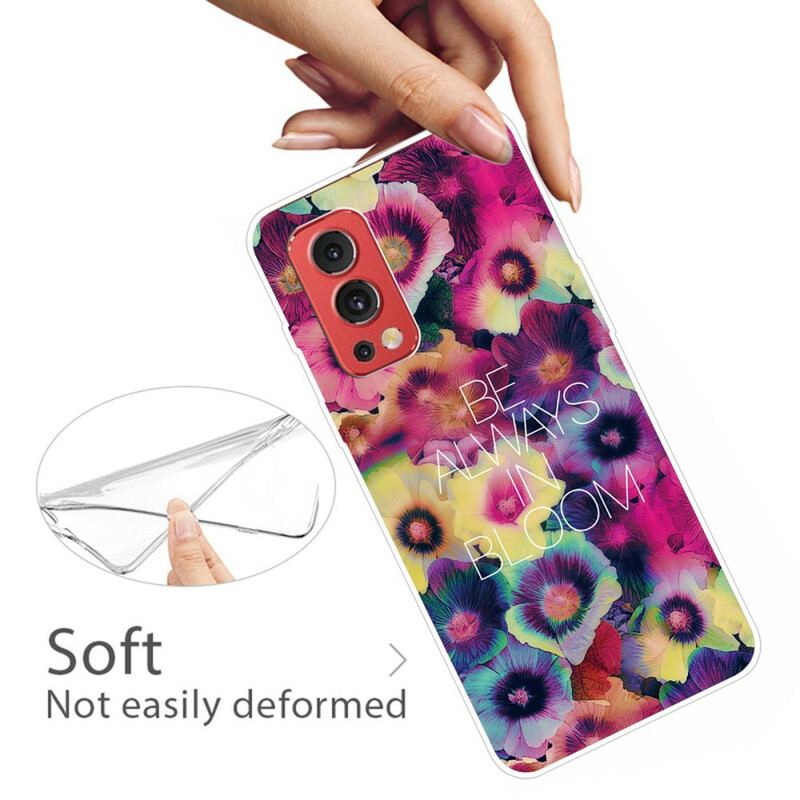 Capa De Celular Para OnePlus Nord 2 5G Esteja Sempre Em Flor