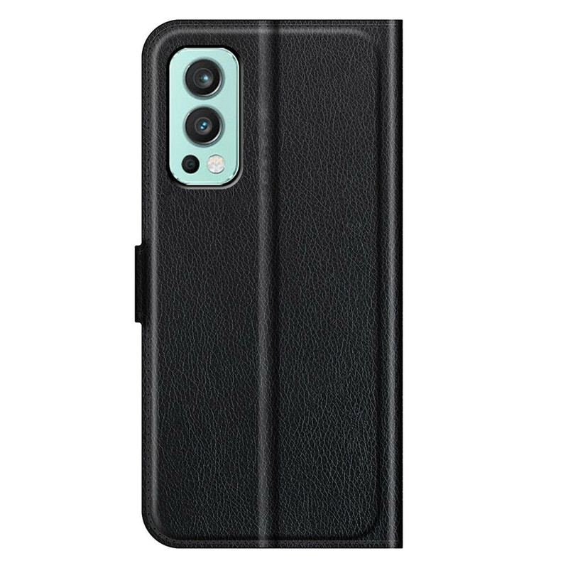 Capa De Couro Para OnePlus Nord 2 5G Clássico