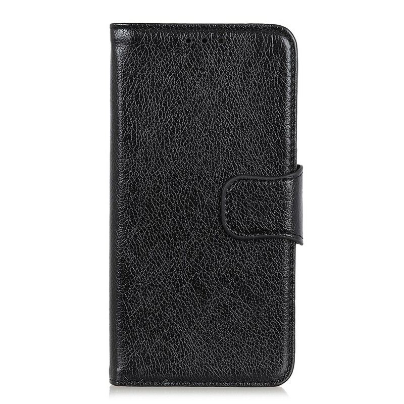 Capa Flip Para OnePlus Nord 2 5G Couro Napa Rachado