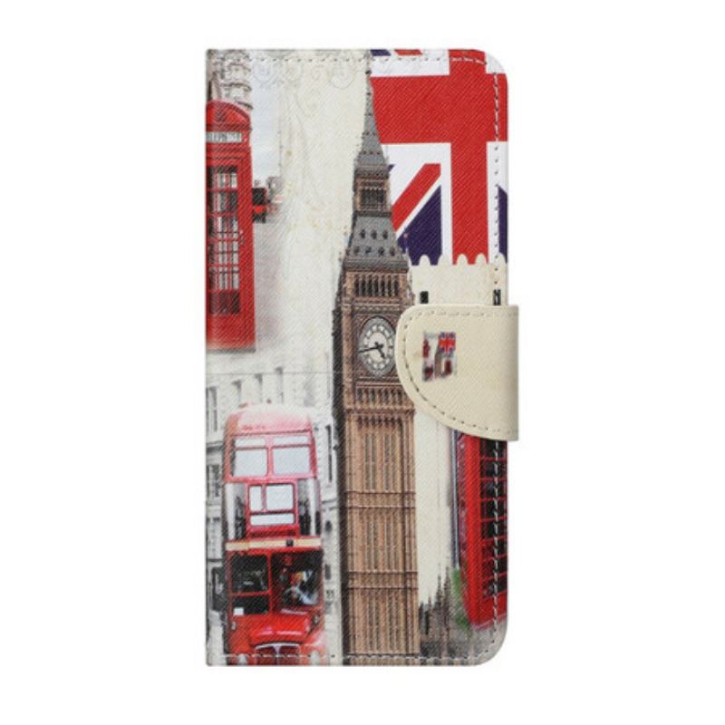 Capa Flip Para OnePlus Nord 2 5G Vida Em Londres