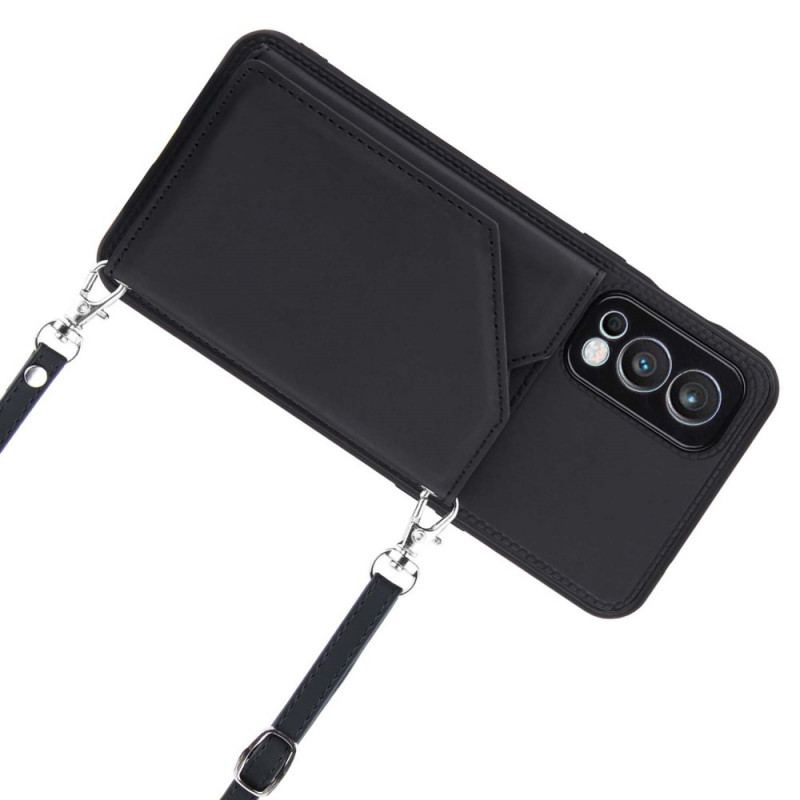 Capa Para OnePlus Nord 2 5G Alça De Suporte Para Vários Cartões