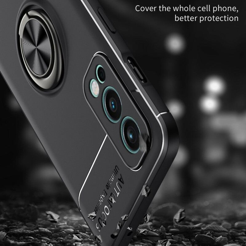 Capa Para OnePlus Nord 2 5G Anel Giratório