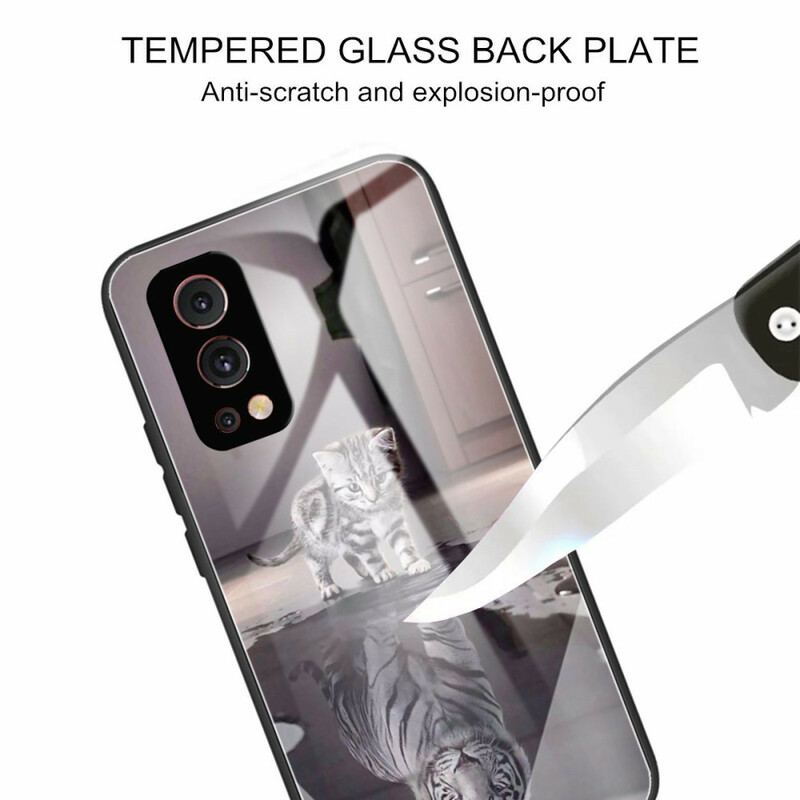 Capa Para OnePlus Nord 2 5G Gato Adorável