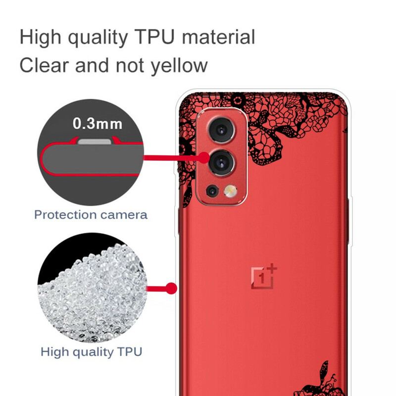 Capa Para OnePlus Nord 2 5G Renda Fina
