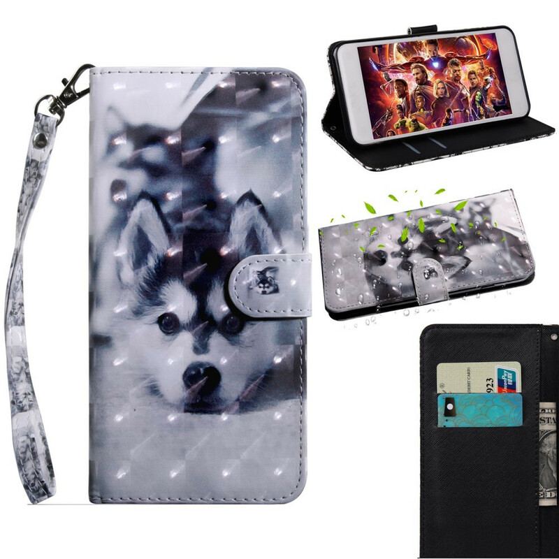 Capa Flip Para iPhone 11 Pro Gustavo. O Cachorro