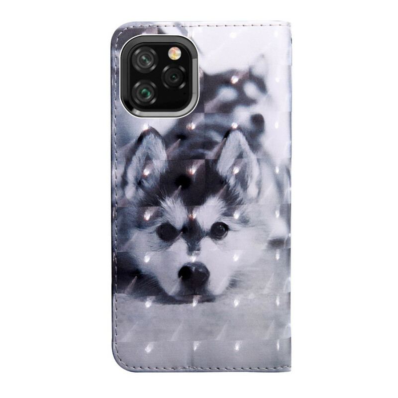 Capa Flip Para iPhone 11 Pro Gustavo. O Cachorro