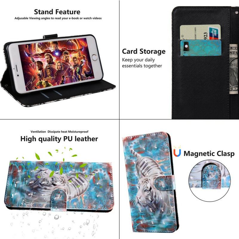 Capa Flip Para iPhone 11 Pro Luciano O Tigre