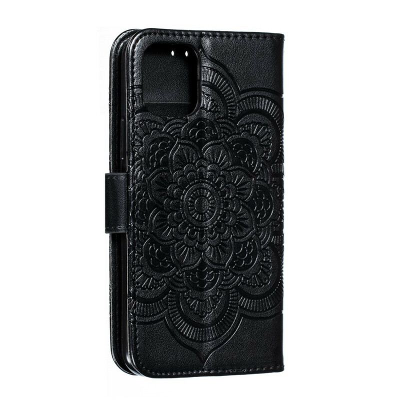Capa Folio Para iPhone 11 Pro Mandala Completa