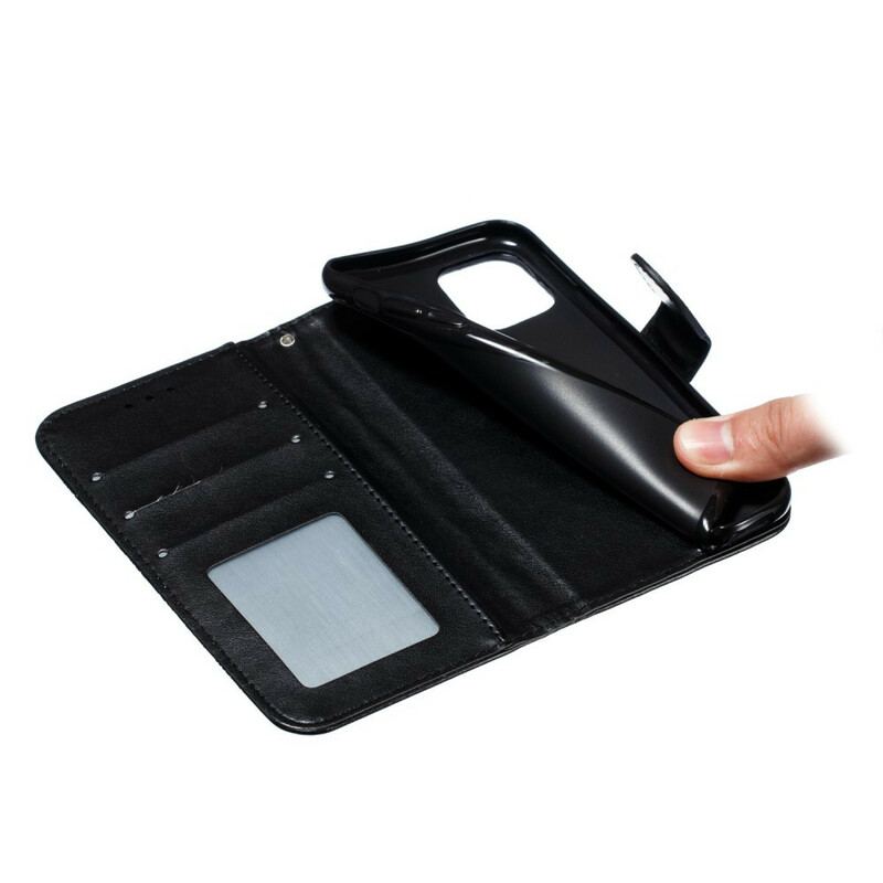 Capa Folio Para iPhone 11 Pro Mandala Completa
