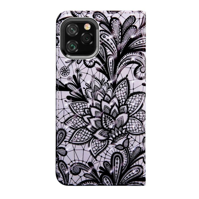 Capa Folio Para iPhone 11 Pro Totalmente Renda