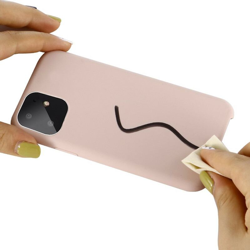 Capa Para iPhone 11 Pro Silício Líquido