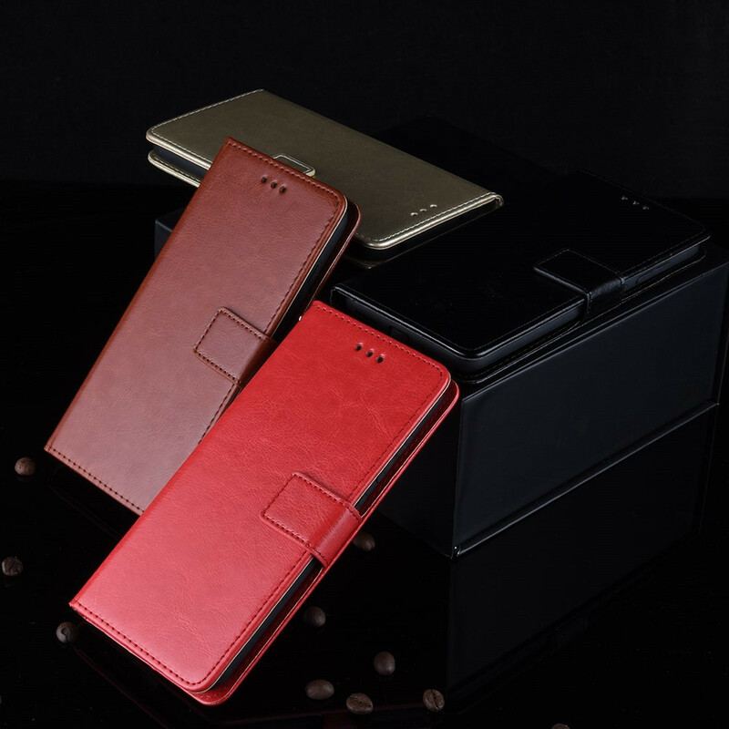 Capa De Couro Para OnePlus 8T Couro Falso Chamativo