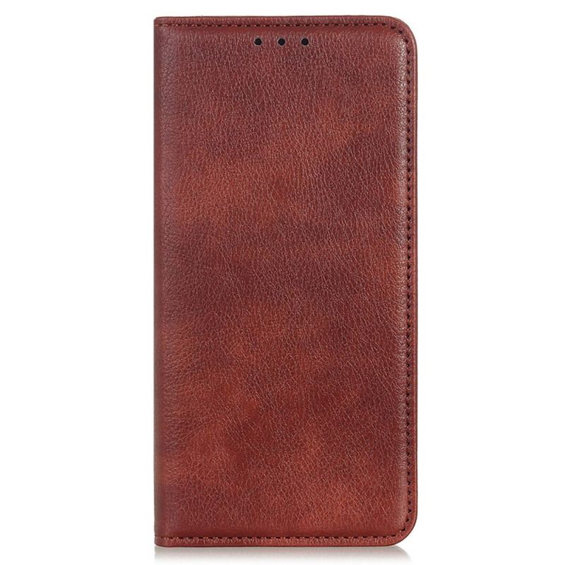 Capa De Celular Para Google Pixel 7 Pro Flip Couro Rachado De Lichia