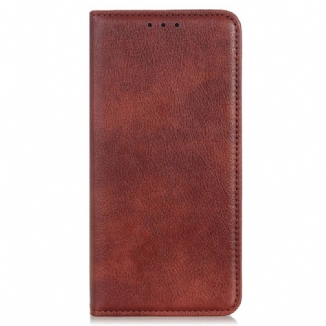 Capa De Celular Para Google Pixel 7 Pro Flip Couro Rachado De Lichia