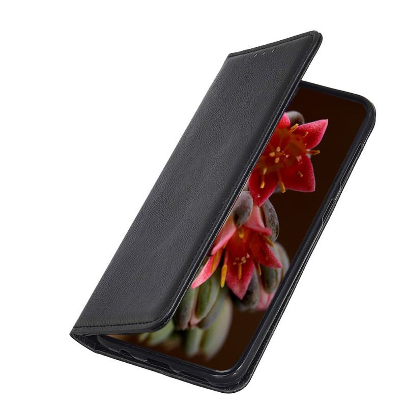 Capa De Celular Para Google Pixel 7 Pro Flip Couro Rachado De Lichia