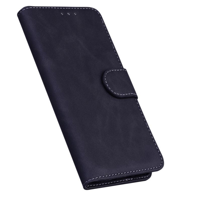 Capa De Couro Para Google Pixel 7 Pro Estilo De Couro Liso