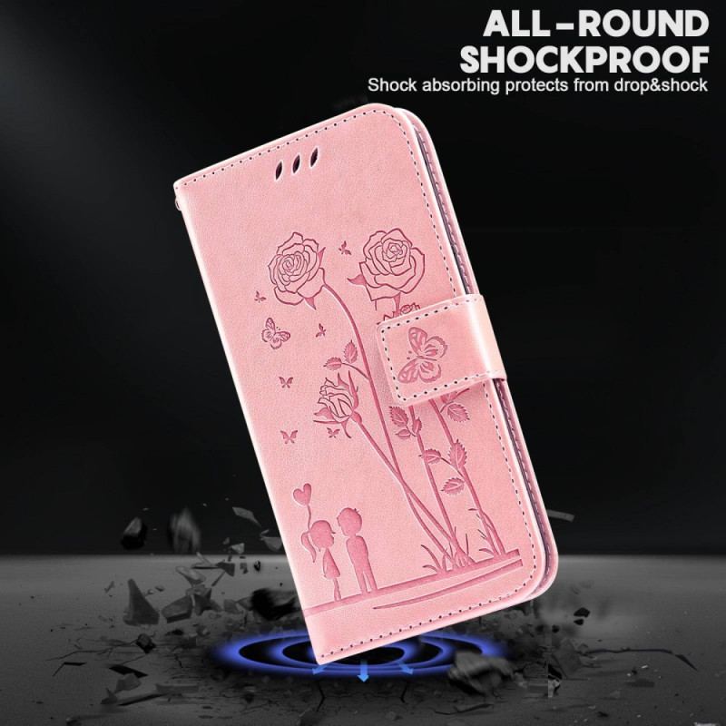 Capa De Couro Para Google Pixel 7 Pro Para Seus Amores