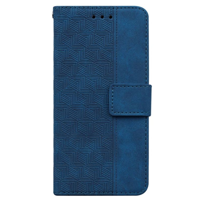 Capa Flip Para Google Pixel 7 Pro De Cordão Padrão De Tiras