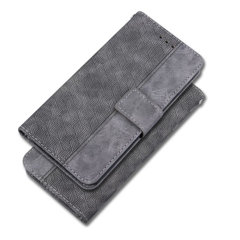 Capa Flip Para Google Pixel 7 Pro De Cordão Padrão De Tiras