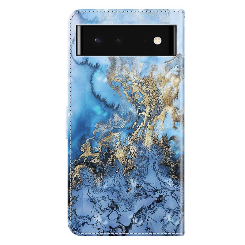 Capa Flip Para Google Pixel 7 Pro De Cordão Strap Art