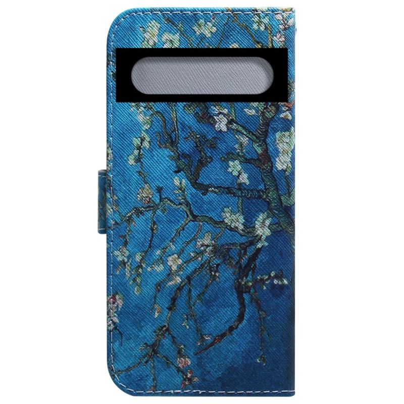 Capa Flip Para Google Pixel 7 Pro Ramos Floridos