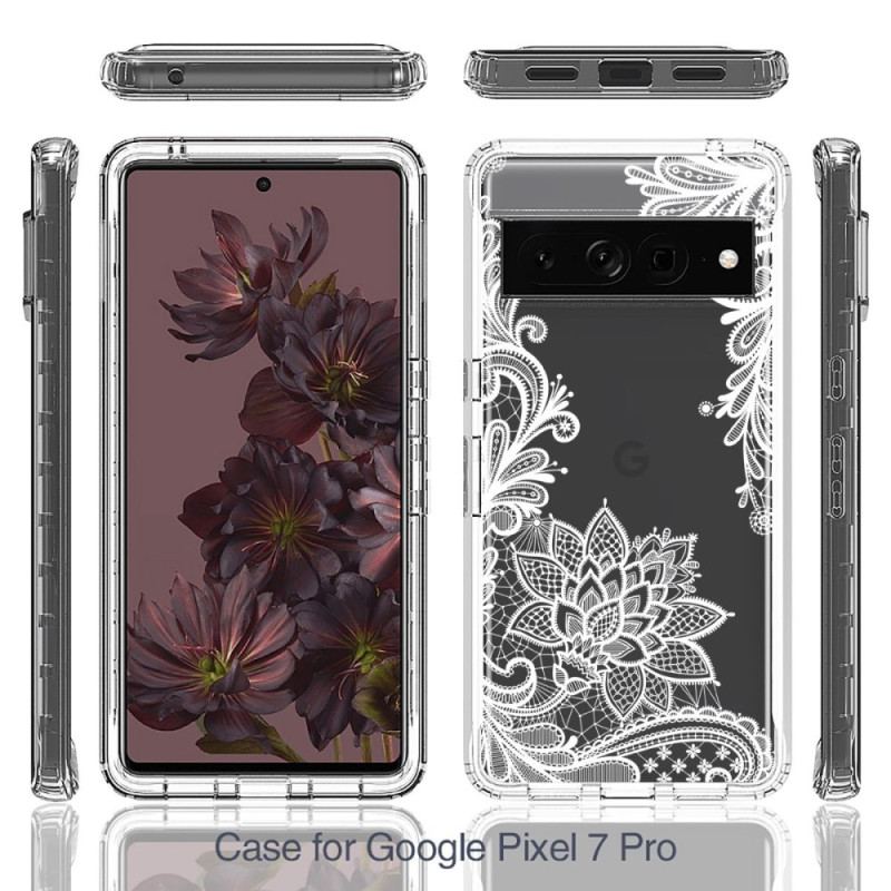 Capa Para Google Pixel 7 Pro Renda Sem Costura
