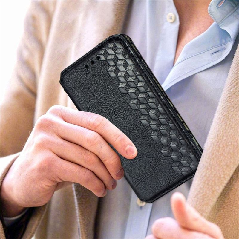 Capa De Celular Para Samsung Galaxy A13 Flip Padrão 3d De Efeito De Couro