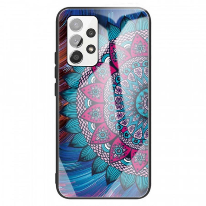Capa De Celular Para Samsung Galaxy A13 Mandala Vidro Temperado