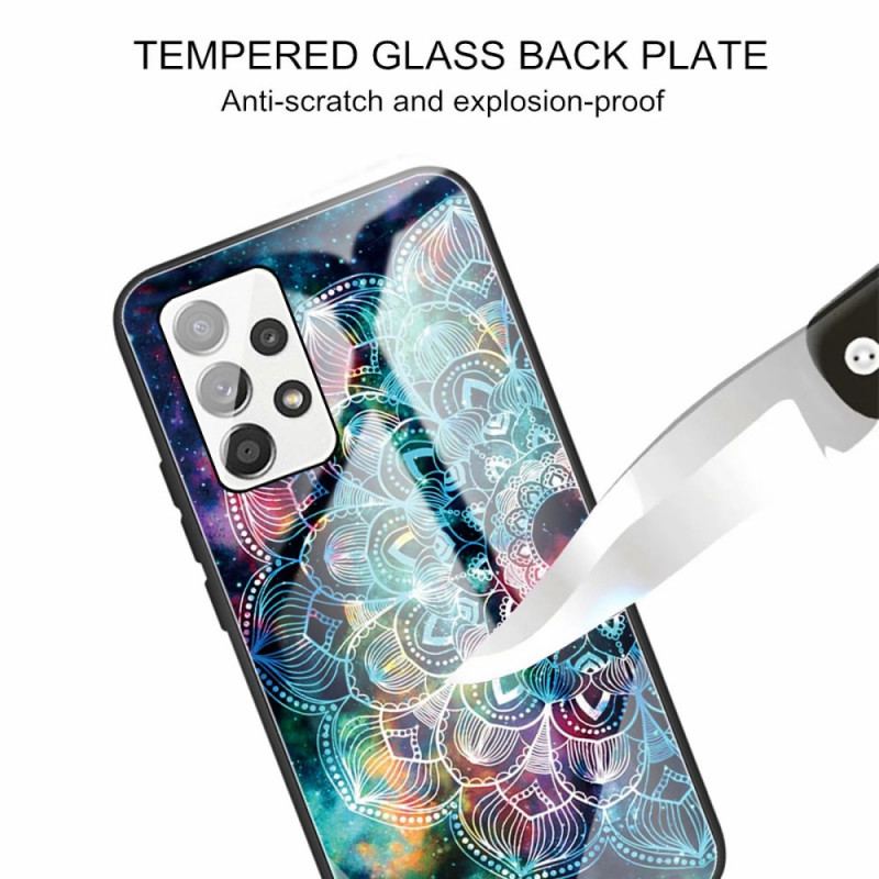 Capa De Celular Para Samsung Galaxy A13 Mandala Vidro Temperado