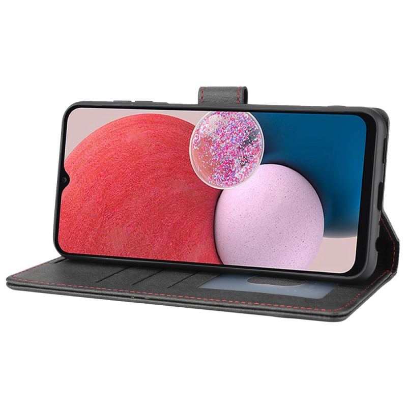 Capa De Couro Para Samsung Galaxy A13 Cor Vintage