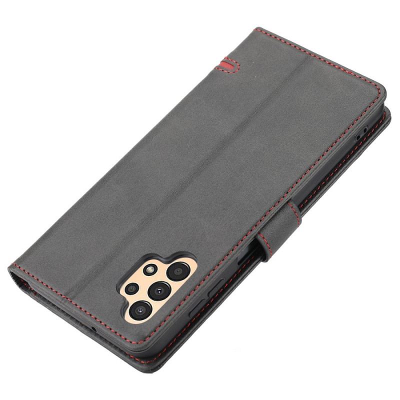 Capa De Couro Para Samsung Galaxy A13 Cor Vintage
