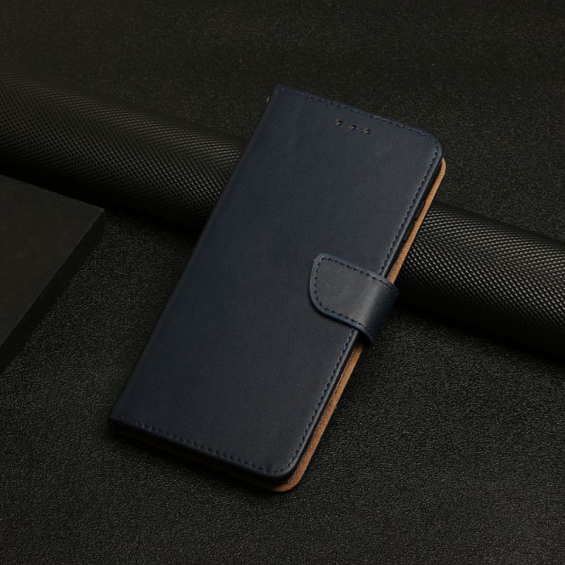 Capa Folio Para Samsung Galaxy A13 Couro Napa Genuíno