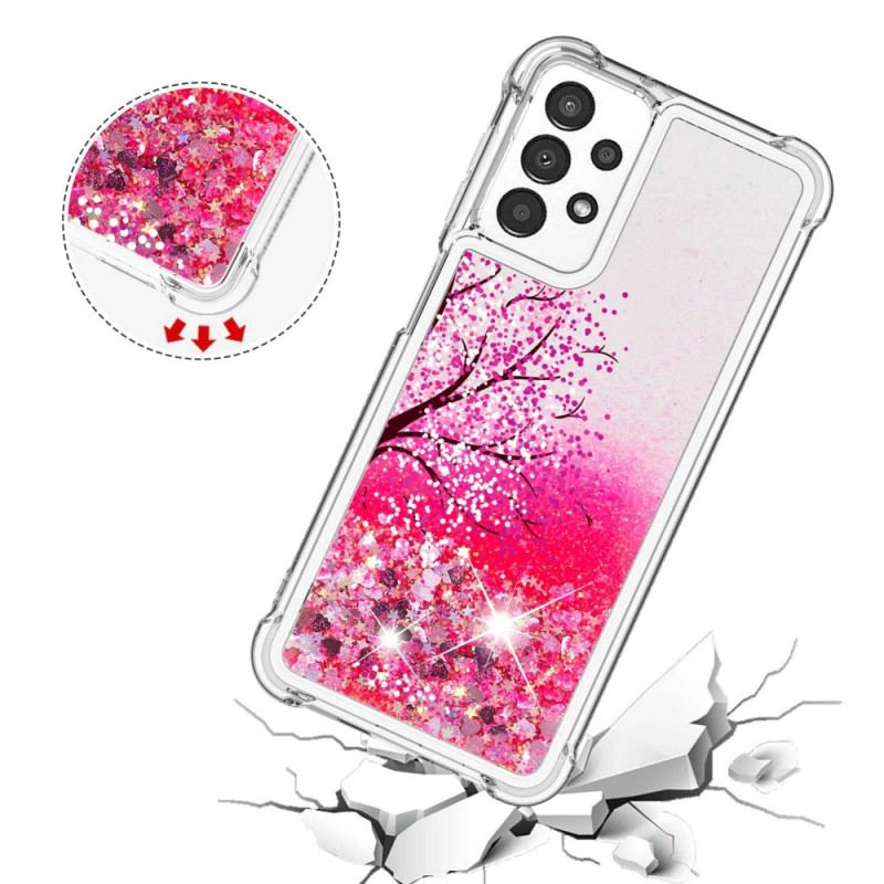 Capa Para Samsung Galaxy A13 Árvore Glitter