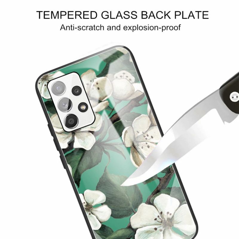 Capa Para Samsung Galaxy A13 Ramo De Vidro Temperado