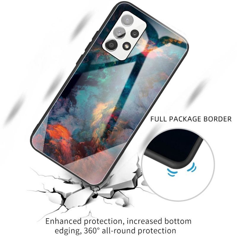 Capa Para Samsung Galaxy A13 Vidro Temperado Celeste