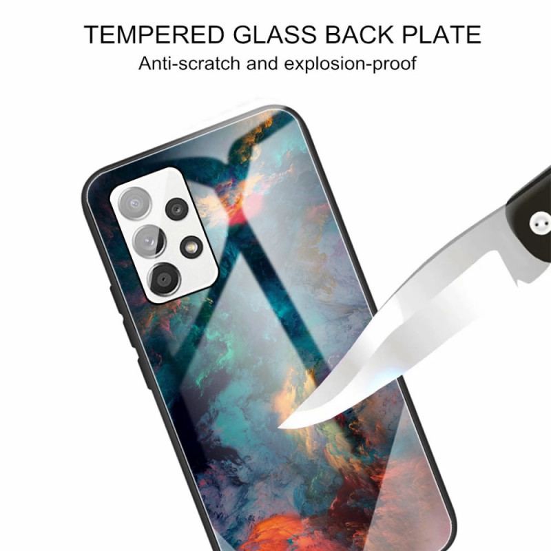 Capa Para Samsung Galaxy A13 Vidro Temperado Celeste