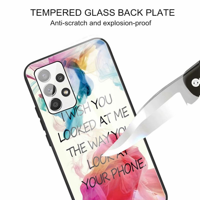 Capa Para Samsung Galaxy A13 Vidro Temperado Eu Desejo