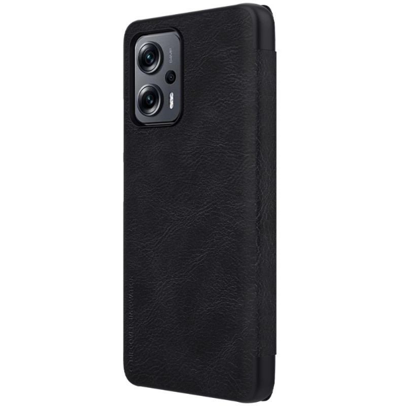 Capa De Celular Para Poco X4 GT Flip Série Qin Nillkin