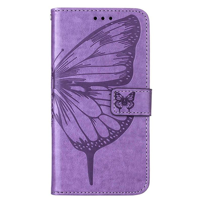 Capa De Couro Para Poco X4 GT De Cordão Borboleta Estilo Strappy