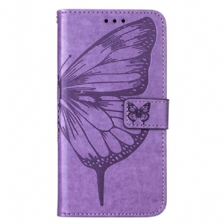 Capa De Couro Para Poco X4 GT De Cordão Borboleta Estilo Strappy