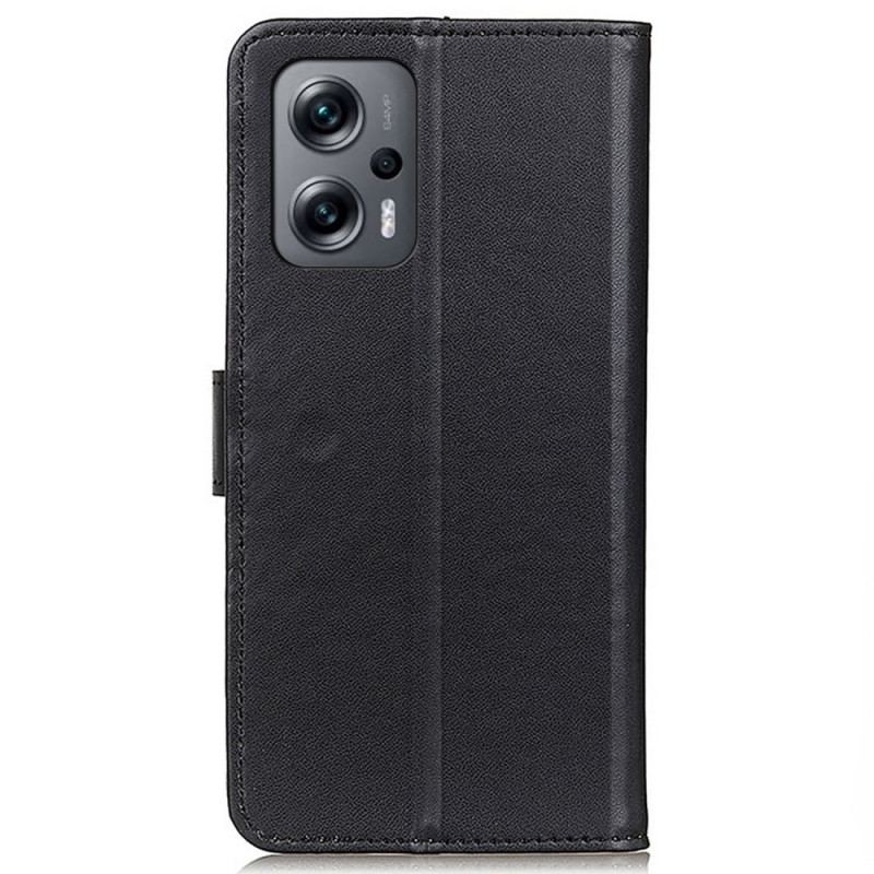 Capa De Couro Para Poco X4 GT Couro Sintético Liso