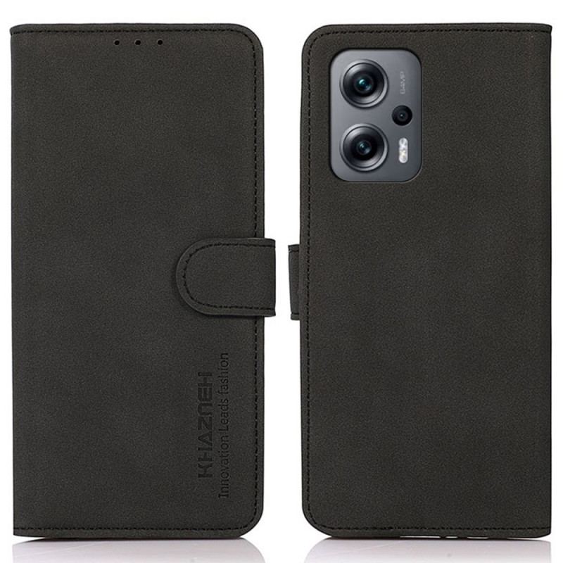 Capa Em Pele Para Poco X4 GT Khazneh Moda Efeito Couro