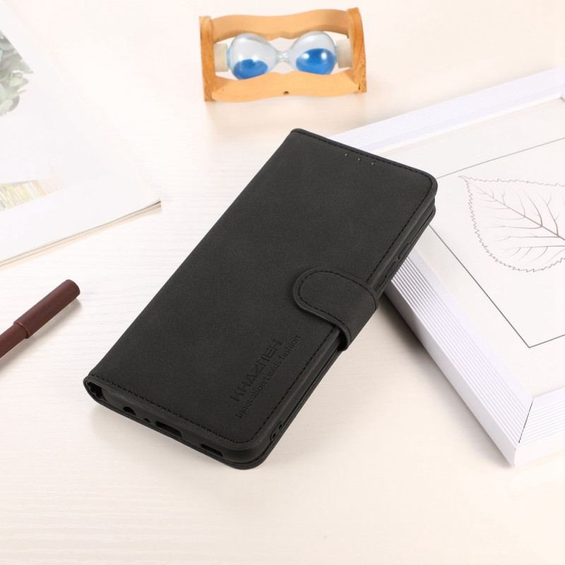 Capa Em Pele Para Poco X4 GT Khazneh Moda Efeito Couro