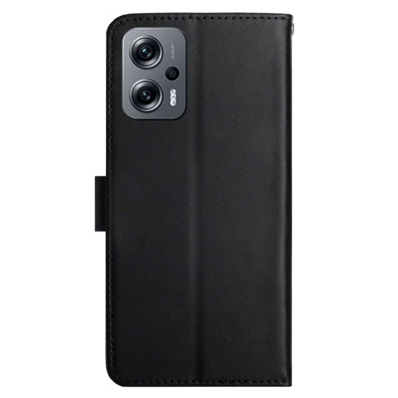 Capa Flip Para Poco X4 GT Couro Napa Genuíno