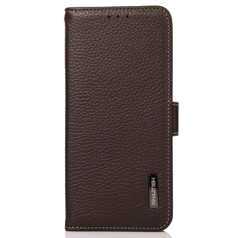 Capa Folio Para Poco X4 GT Couro De Lichia Khazneh Rfid
