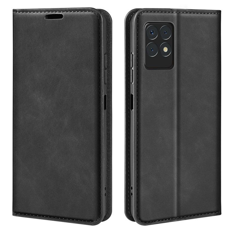 Capa De Celular Para Realme 8i Flip Suavidade Ao Toque Da Pele
